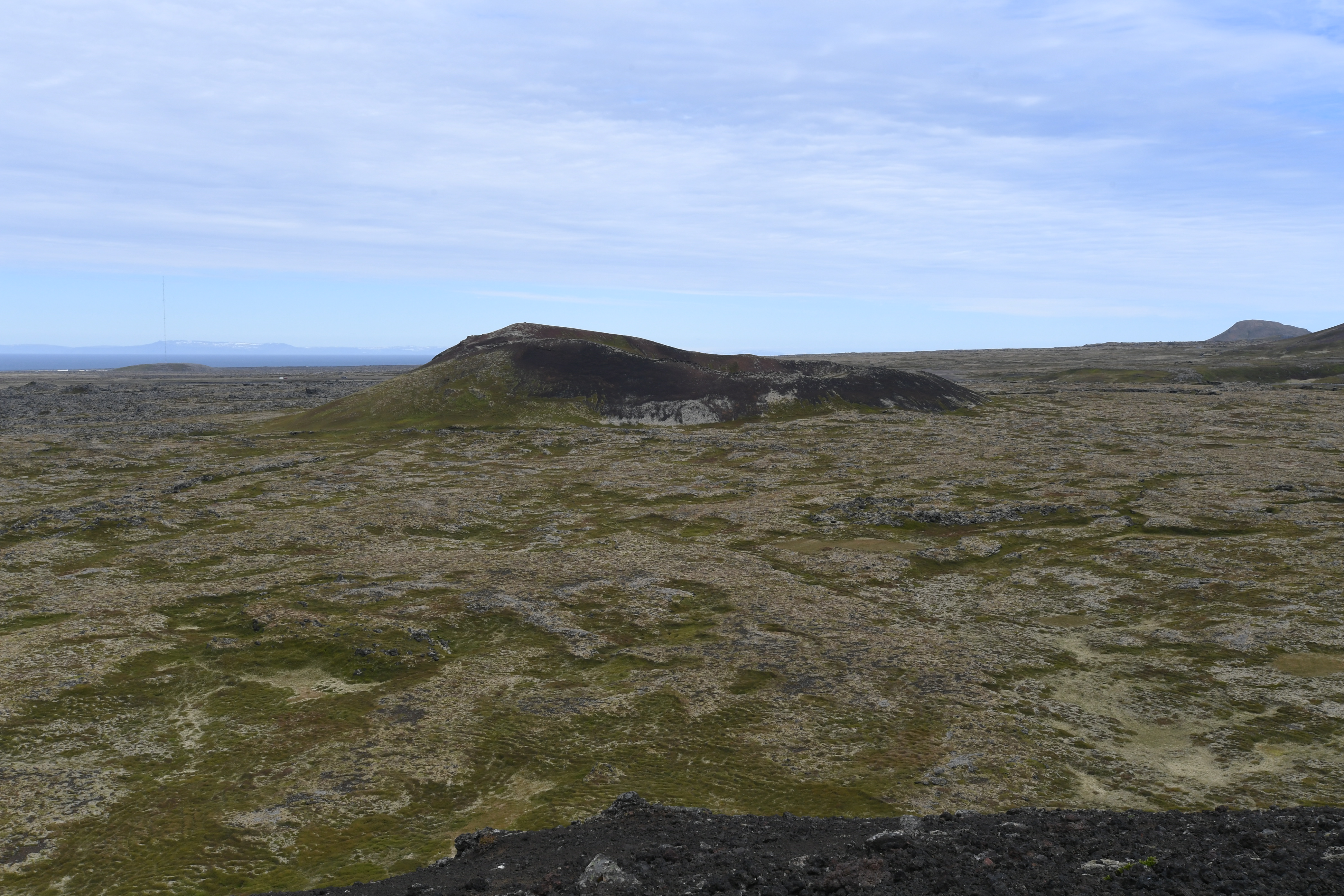 Blick von Saxholl Crater