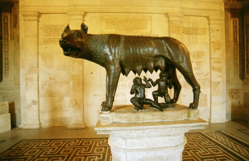 Kapitolinische W&ouml;lfin/Kapitolinisches Museum 05/2001