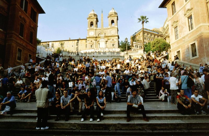 Spanische Treppe/Santissima Trinita del Monti 05/2001