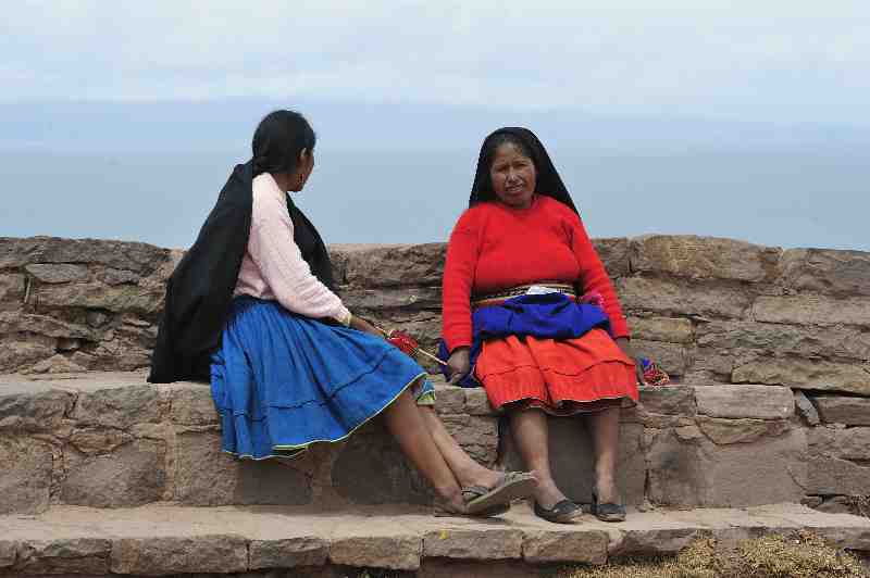 Insel Taquile, Titicacasee, Peru, 09./10.2008