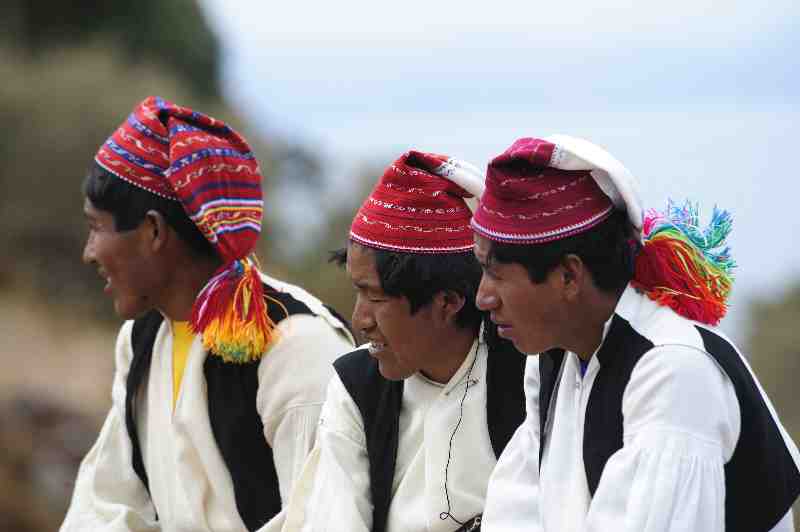 Insel Taquile, Titicacasee, Peru, 09./10.2008