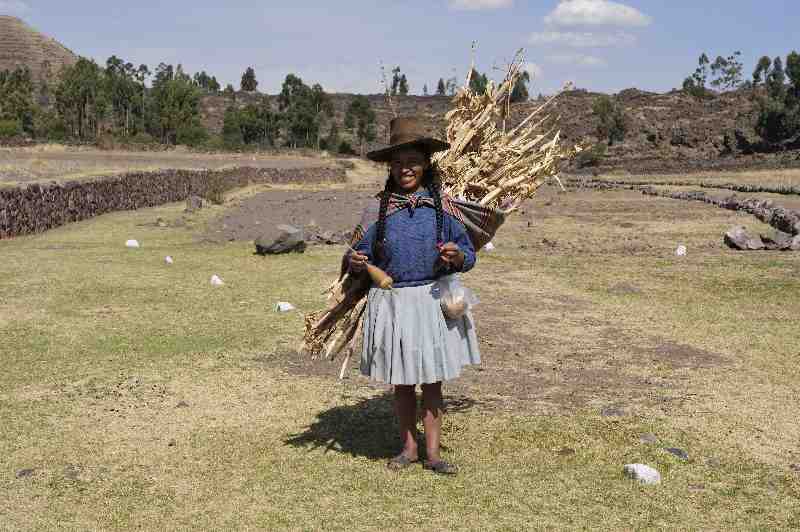Raqchi, Wiracocha Ruinen, Peru, 09./10.2008