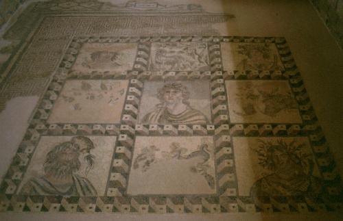 Der Saal der vier Jahreszeiten, Haus des Dionysos, Neo Paphos 07/1989